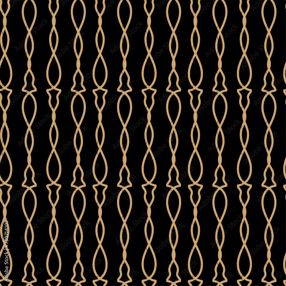 Fototapeta premium seamless abstract pattern with linear wavy stripes for fabric home wear surface design packaging vector