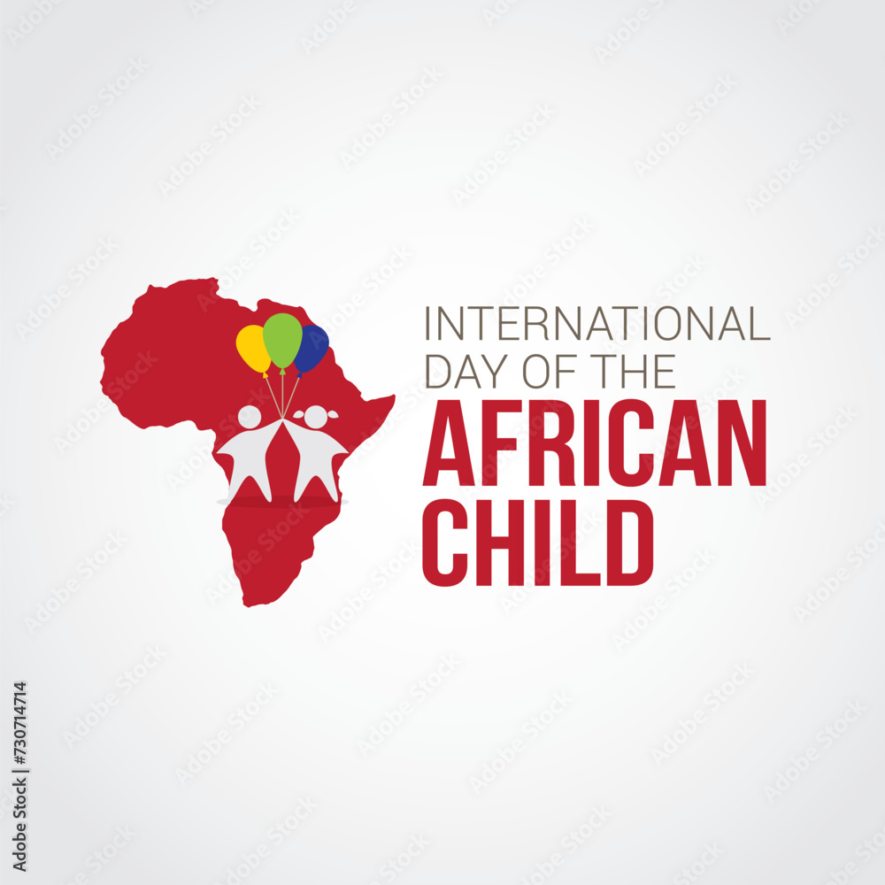 International Day of the African Child Vector Illustration. Suitable
