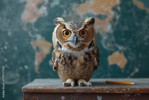 Owly Global Adventure: A Monthly Event for Creativity and Inspiration Generative AI photo