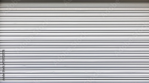 White metal roller door shutter background and texture 