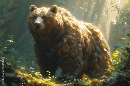 Bear Hunt: A Grizzly Adventure in the Wild Generative AI