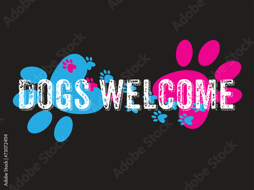 dogs welcome people tolerated
