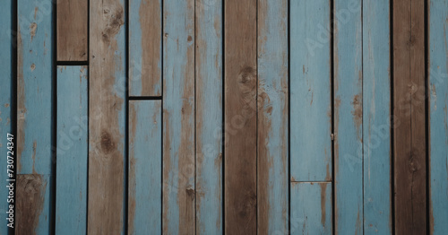 A distressed blue wooden panel background, adding rustic charm to architectural and building projects.