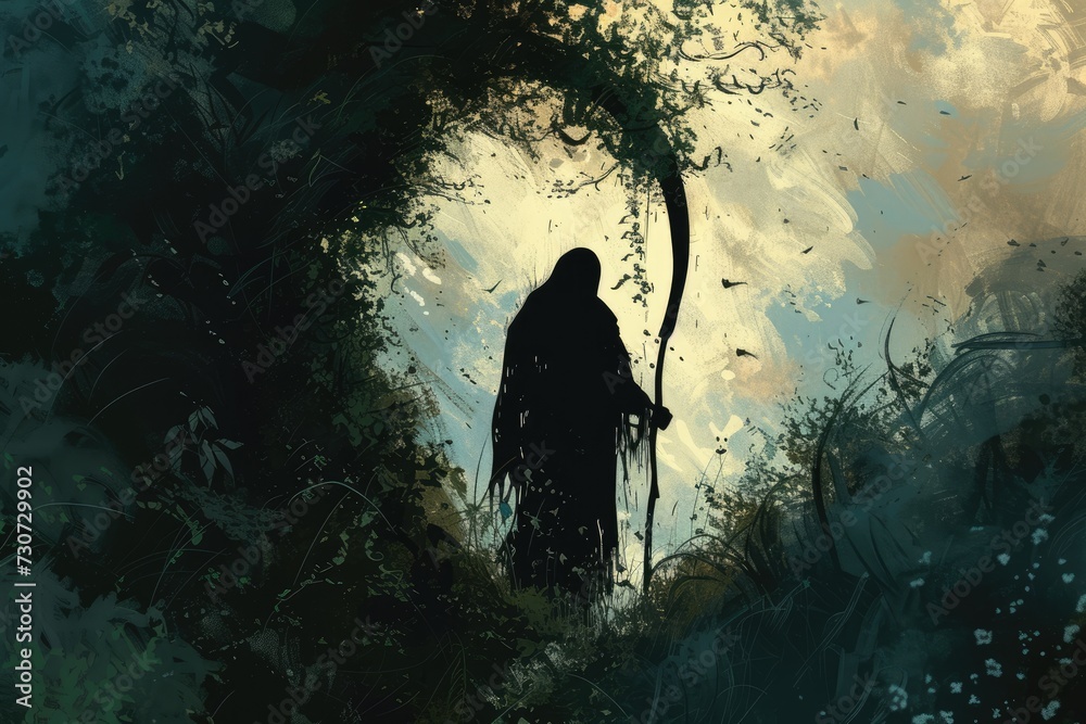 Fototapeta premium illustration death