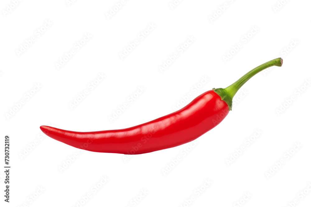 Spicy Red Chili Pepper Isolated on Transparent Background - High-Resolution PNG