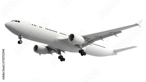 Airline Concept Travel Passenger plane. Jet commercial airplane