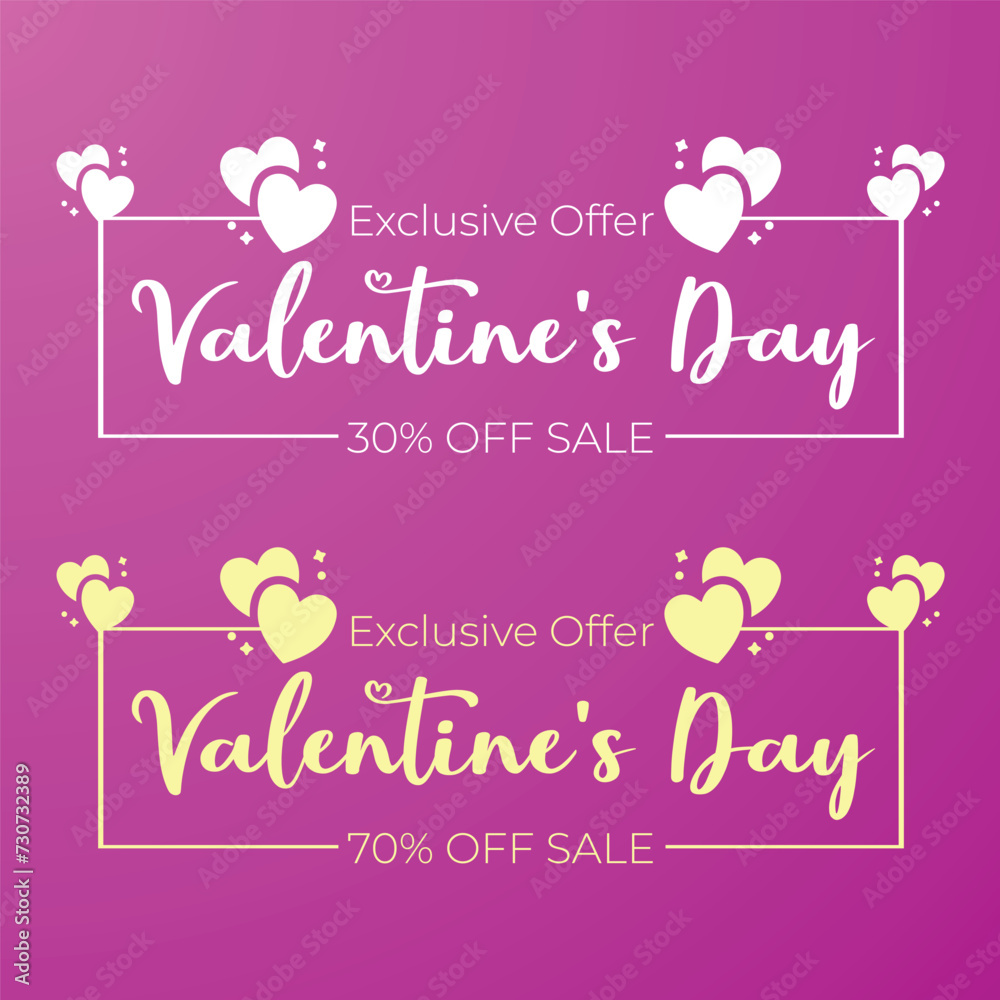 Happy Valentine Day Super Sale Discount