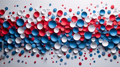 Colorful Party Favors: Red, White, and Blue Generative AI