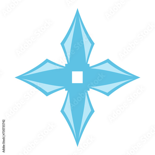 shuriken vector object illustration