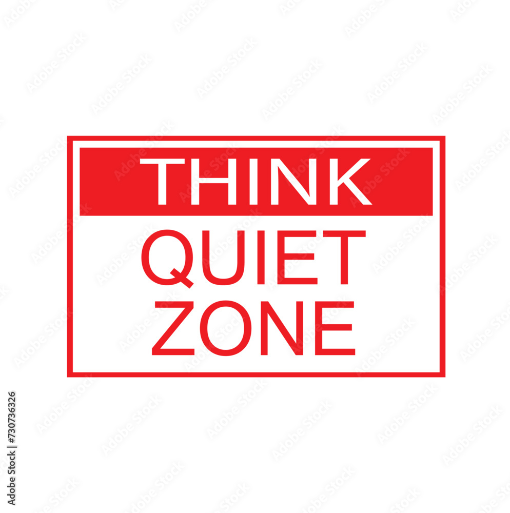 quiet zone sign. vector icon quiet zone sign. vector icon