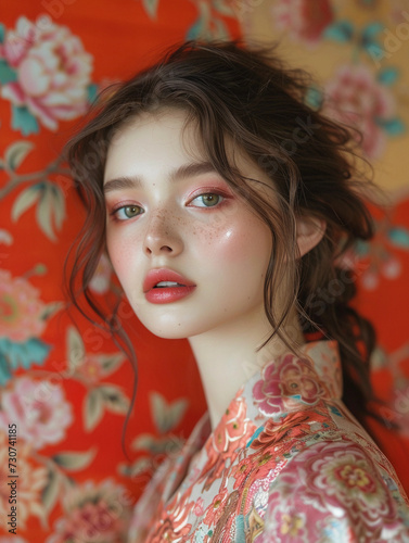 Beautiful makeup Asian style culture inspiration