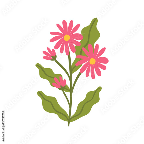 vector flower object illustration