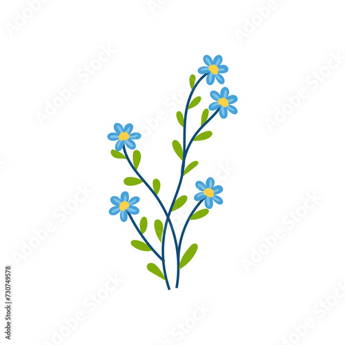 vector flower object illustration © Murzani