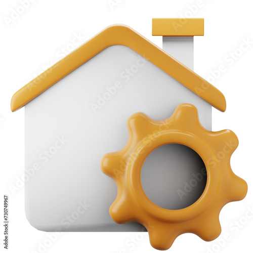Property Management 3D Icon