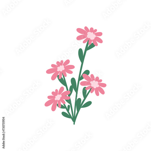 vector flower object illustration © Murzani