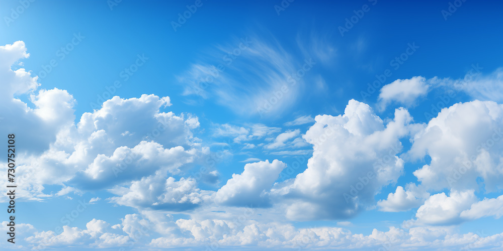 blue sky with white cloud background. white cloud with blue sky background
