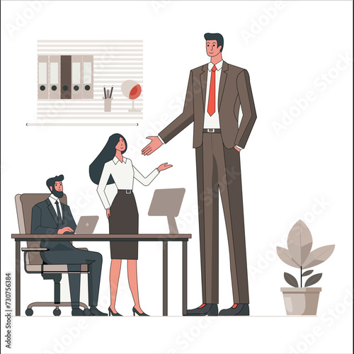 people in office