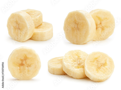 Fresh organic banana isolated