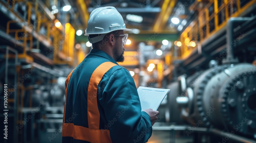 Industrial engineers are checking the operation of the equipment on the spot to ensure the stability and efficiency of the production process. Generative AI. Industrial engineers are checking the operation of the equipment on the spot to ensure the stability and efficiency of the production process. Generative AI.