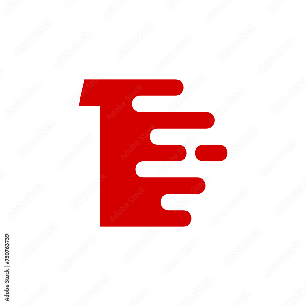 Fast number 1 design template illustration Fast number 1 design template illustration