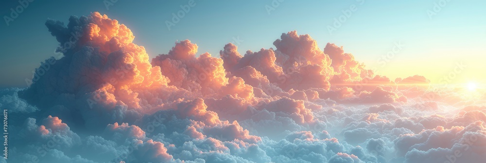 Cloudy Day Sky, Background Banner HD