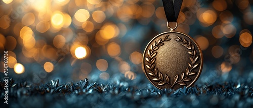 Golden Glowing Award Generative AI