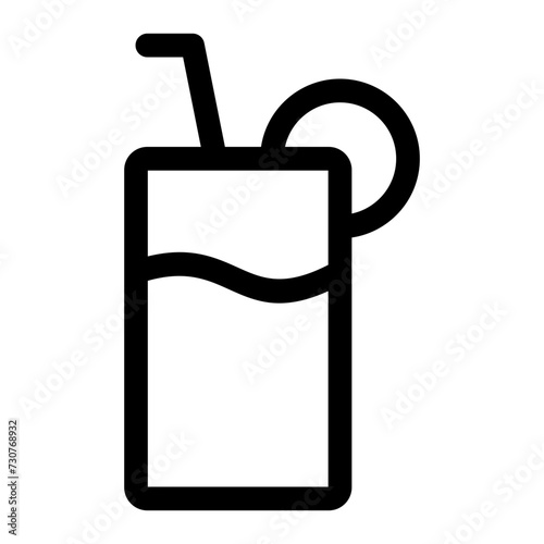 smoothies line icon