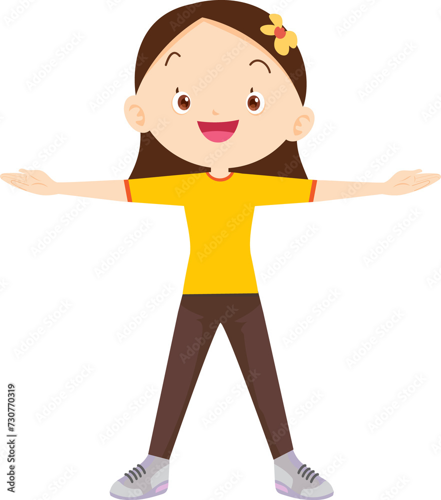 cute girl exercise actions to move the body healthy cute girl exercise actions to move the body healthy