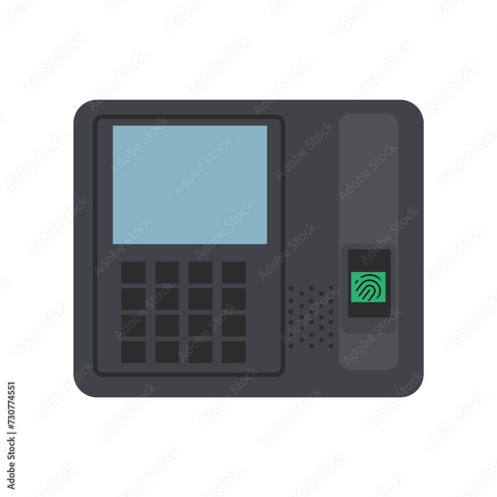 Time recorder attendance with finger print scan Time recorder attendance with finger print scan