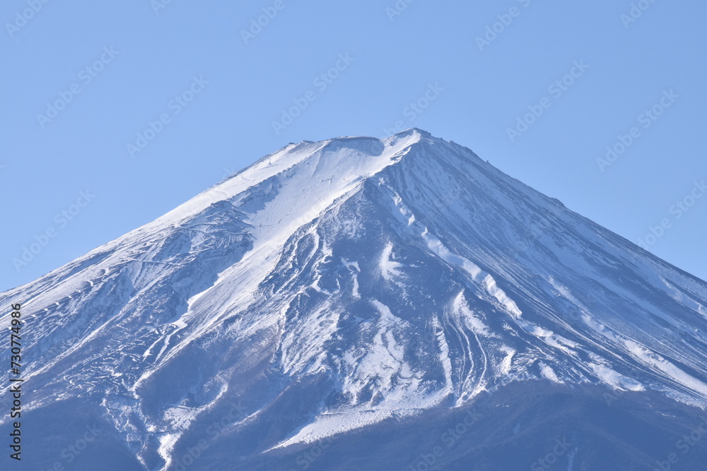 風景、山、秋、富士山、紅葉