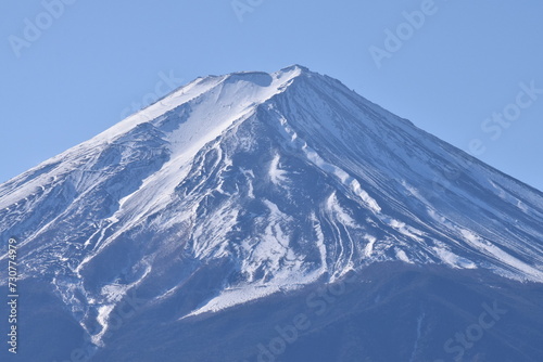 風景、山、秋、富士山、紅葉