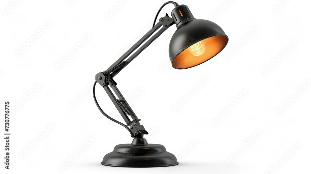 desk lamp isolated on a white background