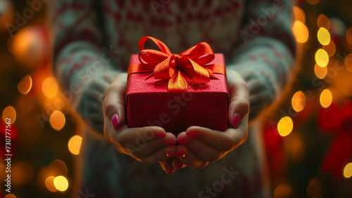 .A heartwarming shot of a surprise gift unveiling