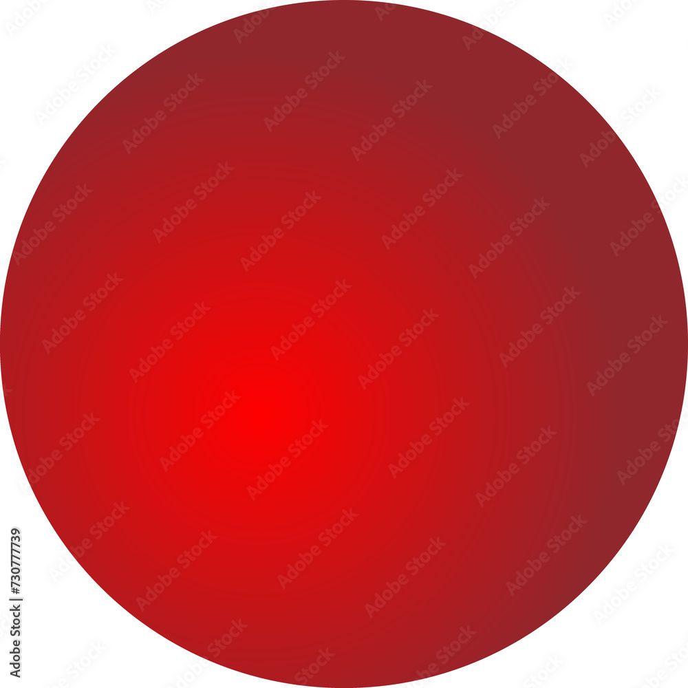 Fotografie Red glossy sphere png icon