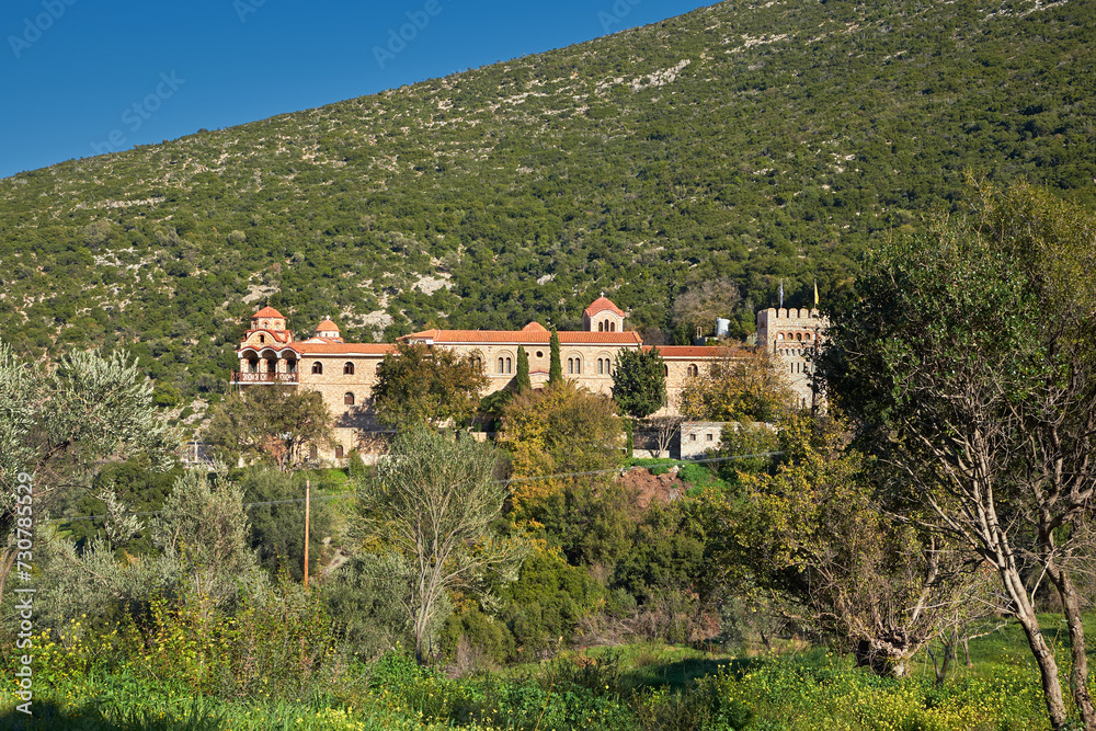 Kloster Kalamiou, Nonnenkloster, Epidaurus, Argolida, Peloponnes, Griechenland