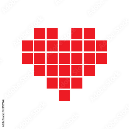 Heart icon vector. love illustration sign. romance symbol.