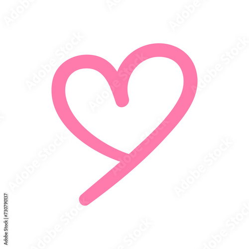 Heart icon vector. love illustration sign. romance symbol.