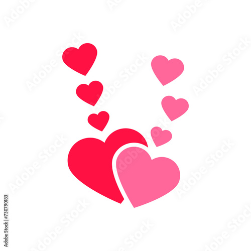 Heart icon vector. love illustration sign. romance symbol.