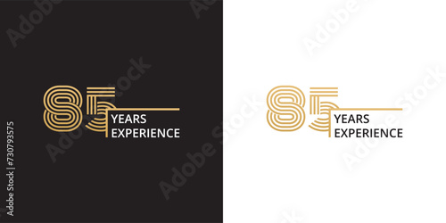 85 years experience banner