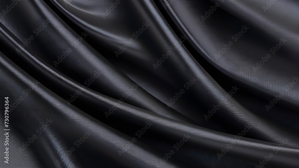 Obraz premium silk-texture-occupying-the-frame-with-soft-folds-creating-a-play-of-light-and-shadows