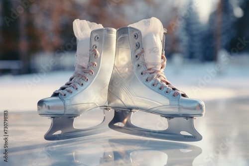 Ice skates photo