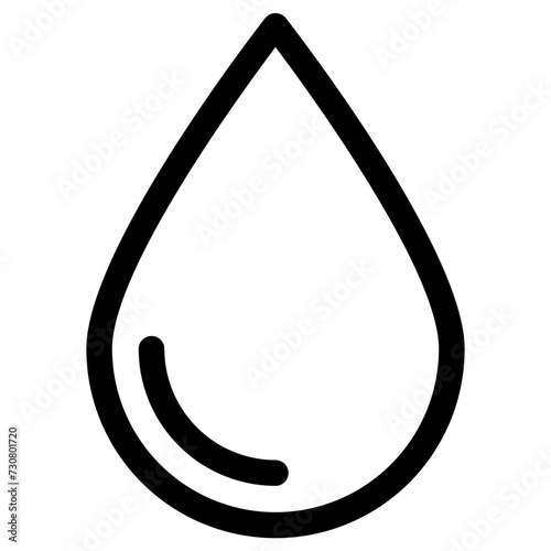 Drops or waterdrop icon symbol sign, vector illustration