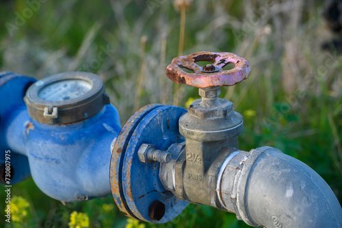 water meter in a village in Cyprus 4