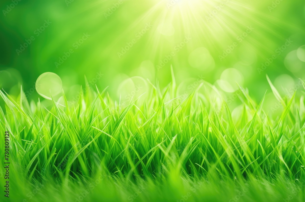 Fresh Spring Grass with Bokeh Background Fresh Spring Grass with Bokeh Background