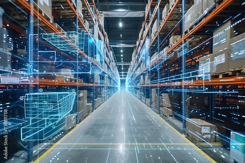 AIやテクノロジー、ドローンを駆使した未来型の倉庫