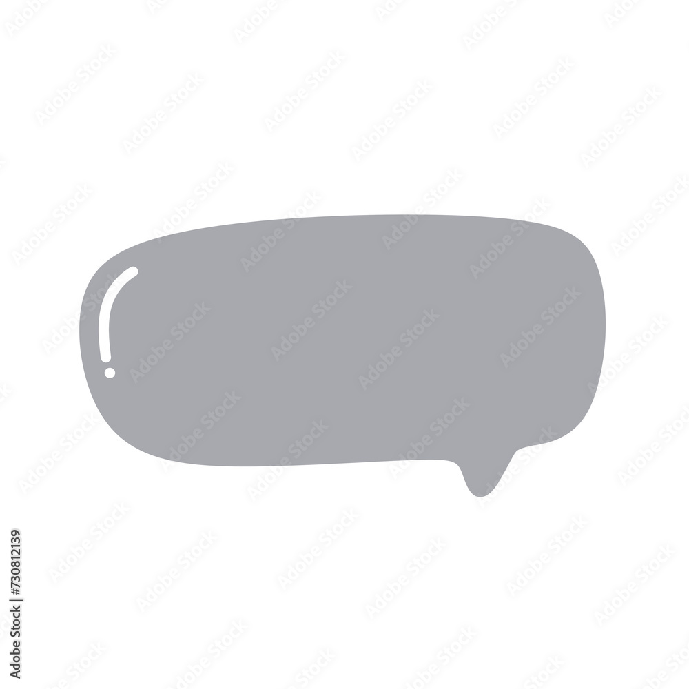 grey Speech bubble chat message. grey Speech bubble chat message.