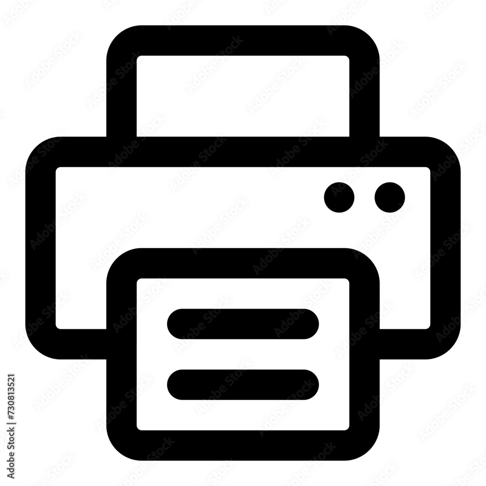 printer icon vector illustration asset element printer icon vector illustration asset element