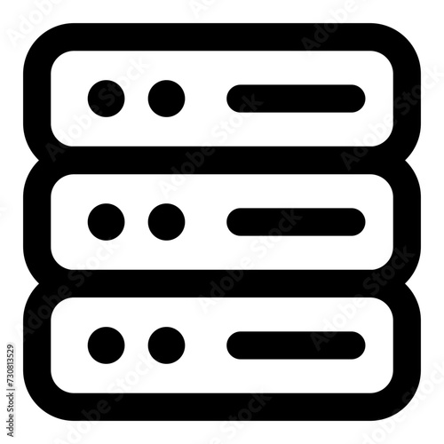 server icon vector illustration asset element