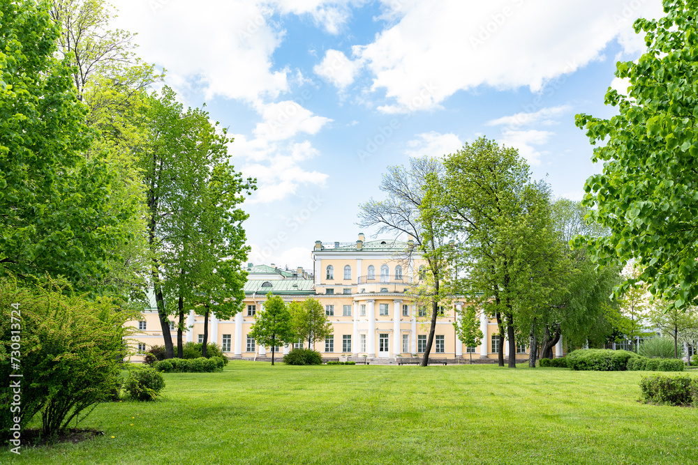 Polish garden and building of museum-Estate of G. R. Derzhavin, St. Petersburg Polish garden and building of museum-Estate of G. R. Derzhavin, St. Petersburg