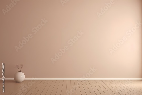 Timelessly elegant empty solid color background in a neutral beige, radiating simplicity photo